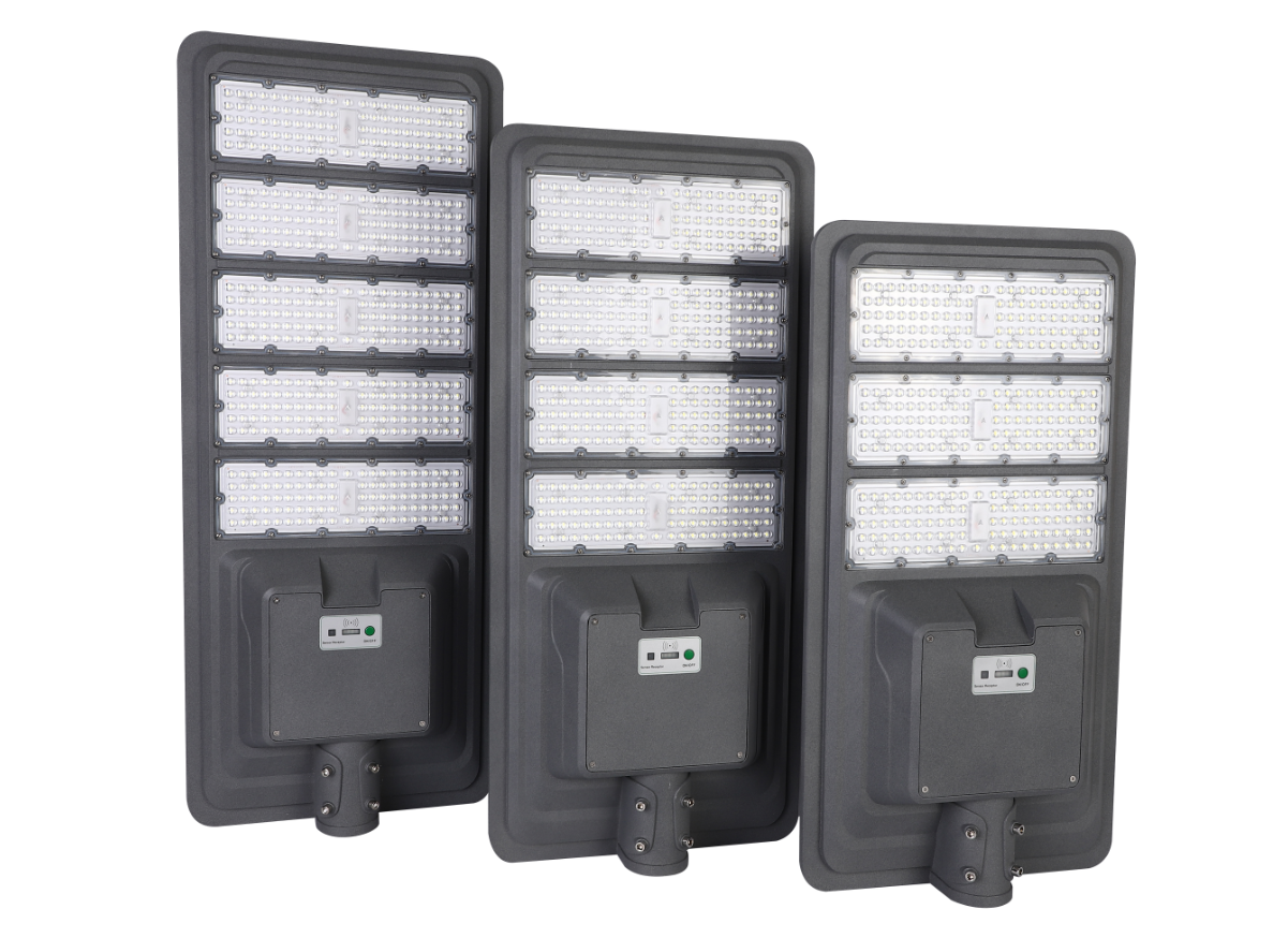 Integrated solar street light